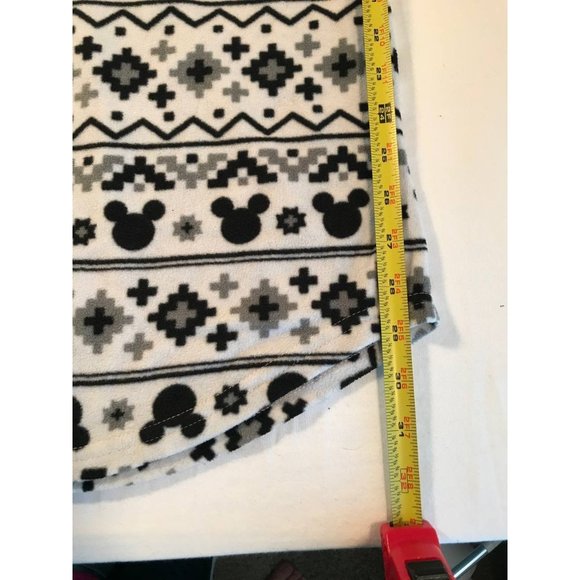 Disney Mickey Mouse Fleece Night Gown Lounge Dress - Picture 8 of 9